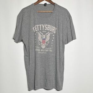 Anvil Gray Gettysburg Graphic Tee